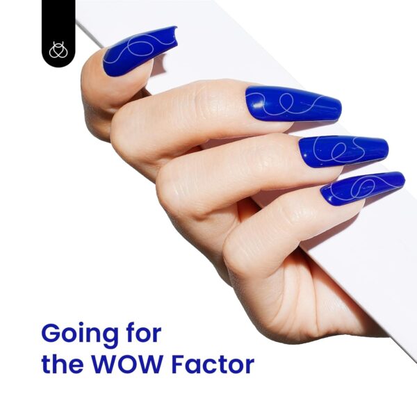 Beetles Blue Gel Nail Polish Paulina Lapis