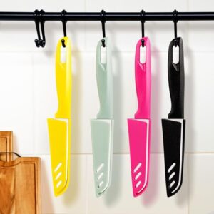 8 pieces Paring Knives (4PCS Peeling Knives and 4PCS Knife Sheath),